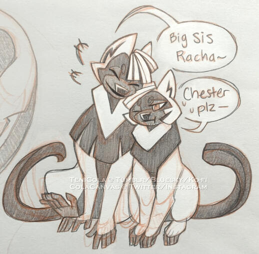 Lemur Siblings Chet and Rachel (OCs)