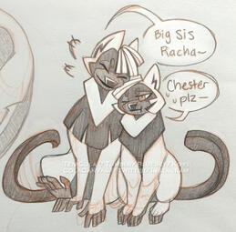 Lemur Siblings Chet and Rachel (OCs)