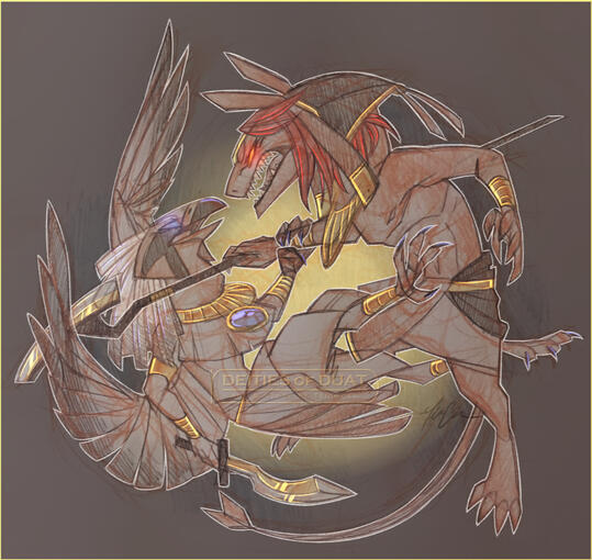 Horus vs. Set (DEITIES Project)