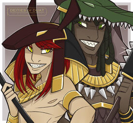 Set &amp; Sobek (DEITIES Project)