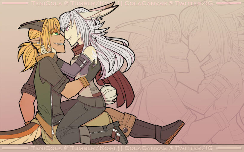Zuro & Adelle Giftart (OC/OTP)