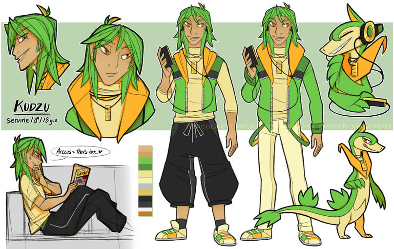 Kudzu Gijinka Design