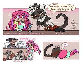 Neon and Chet (Sonic-style Comic)