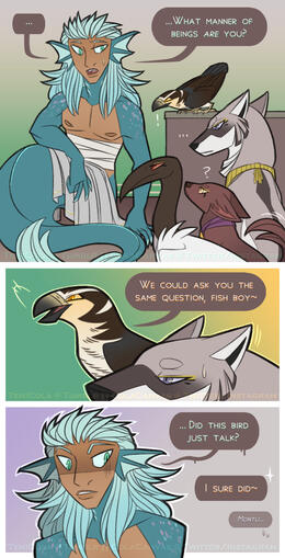 DEITIES AU Comic