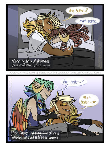 Sytri and Dante (Fantasy AU Comic)